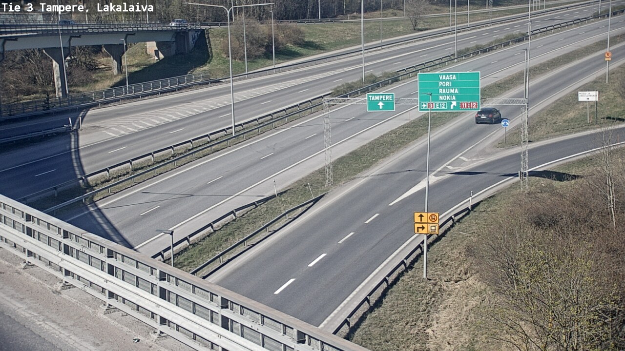 Kelikamerat Kuva Tie 3 Tampere, Lakalaiva, Tampere, Pirkanmaa