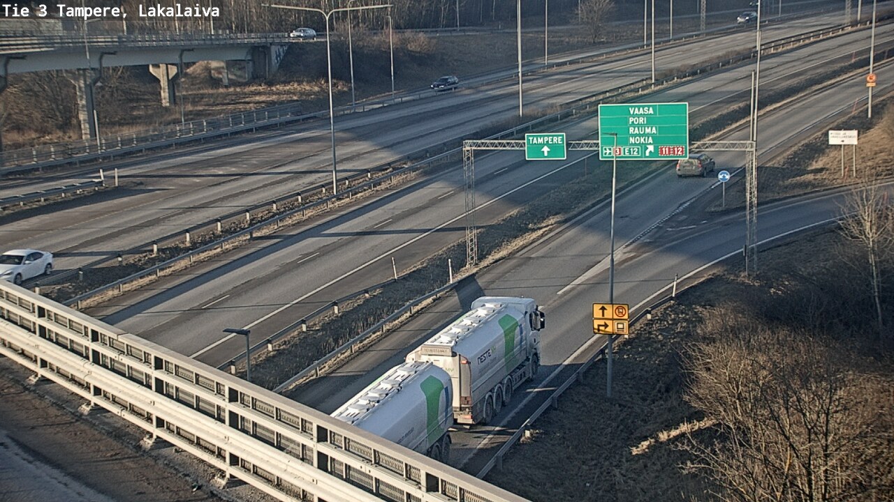 Weather Camera Image Road 3 Tampere, Lakalaiva, Tampere, Pirkanmaa