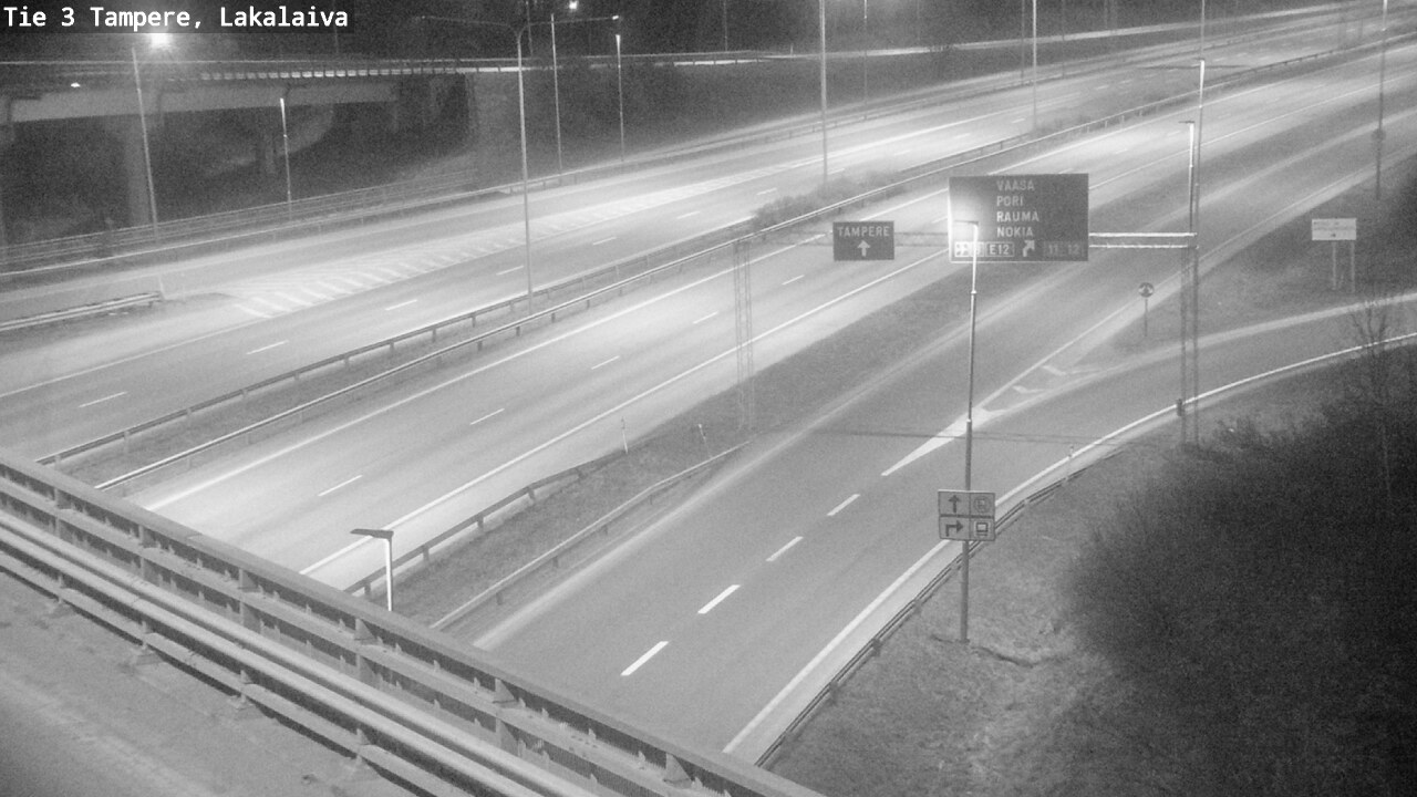 Weather Camera Image Väg 3 Tammerfors, Lakalaiva, Tampere, Pirkanmaa