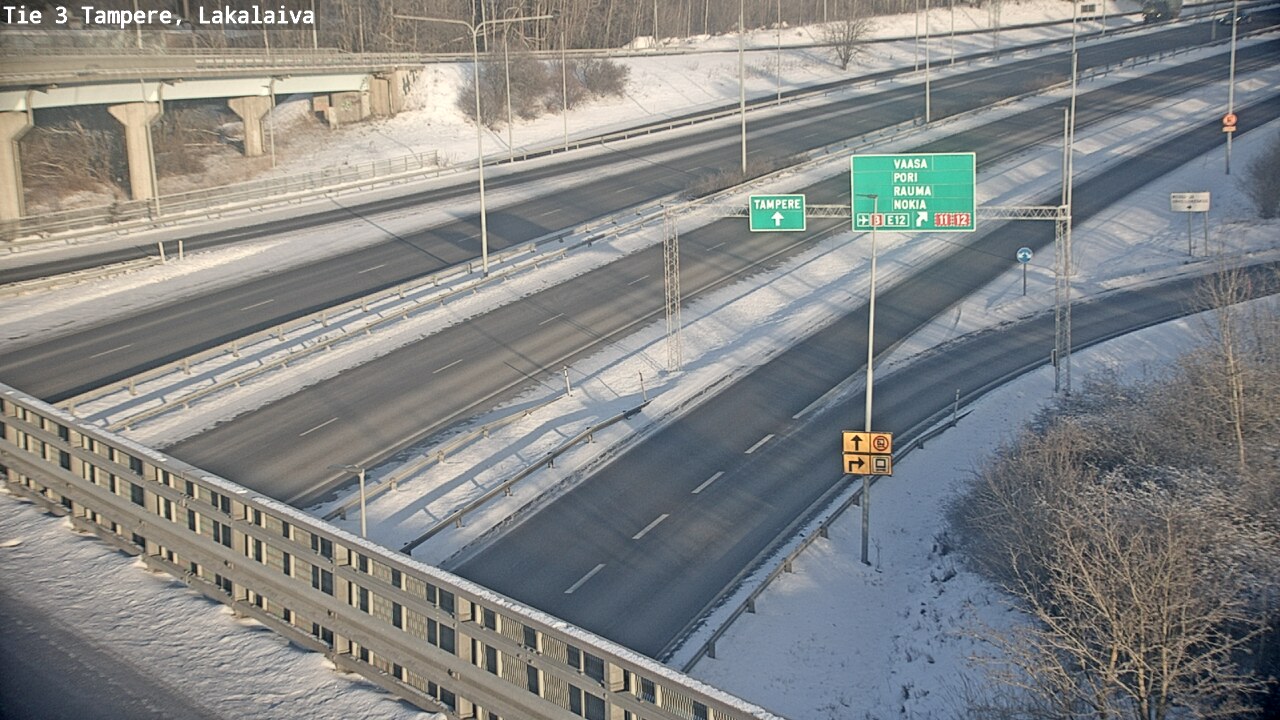 Kelikamerat Kuva Tie 3 Tampere, Lakalaiva, Tampere, Pirkanmaa