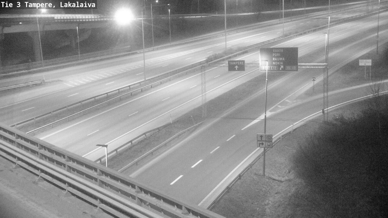 Weather Camera Image Väg 3 Tammerfors, Lakalaiva, Tampere, Pirkanmaa