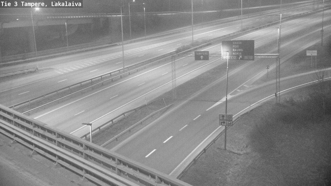 Weather Camera Image Road 3 Tampere, Lakalaiva, Tampere, Pirkanmaa