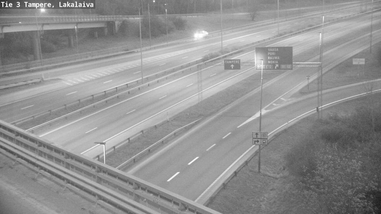 Weather Camera Image Väg 3 Tammerfors, Lakalaiva, Tampere, Pirkanmaa