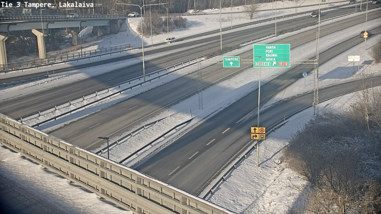 Kelikamerat Kuva Tie 3 Tampere, Lakalaiva, Tampere, Pirkanmaa