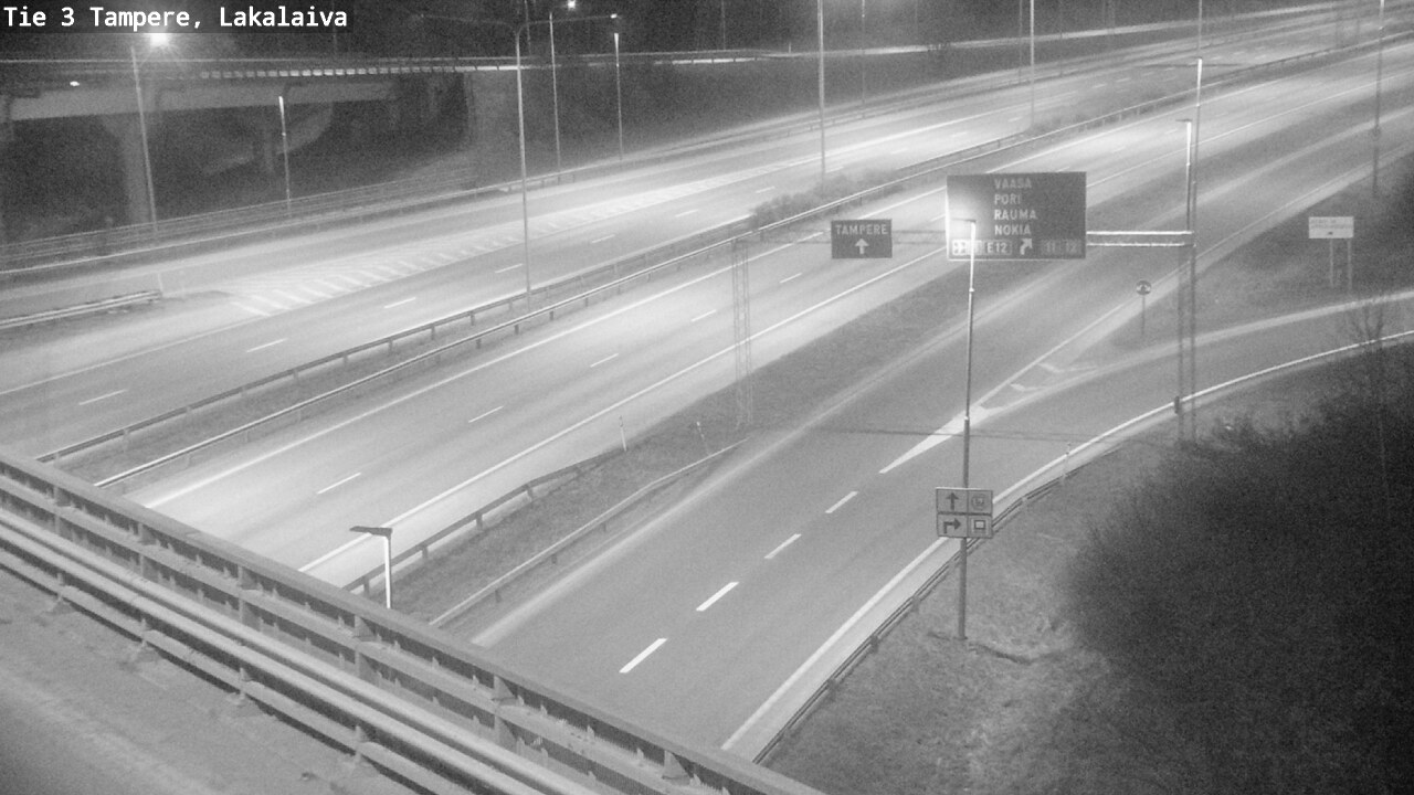 Weather Camera Image Väg 3 Tammerfors, Lakalaiva, Tampere, Pirkanmaa