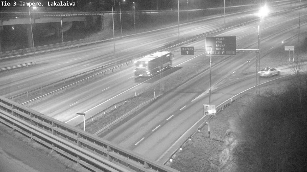 Weather Camera Image Road 3 Tampere, Lakalaiva, Tampere, Pirkanmaa