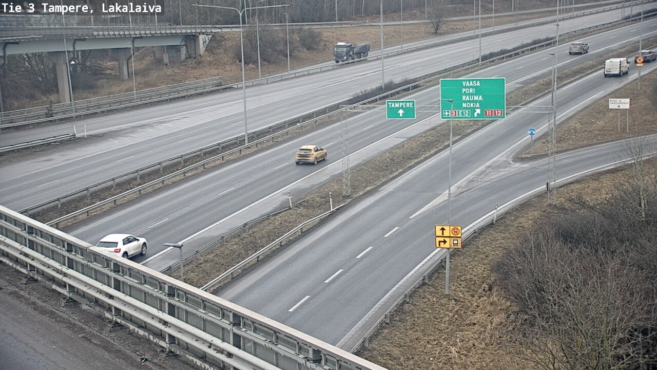 Weather Camera Image Väg 3 Tammerfors, Lakalaiva, Tampere, Pirkanmaa