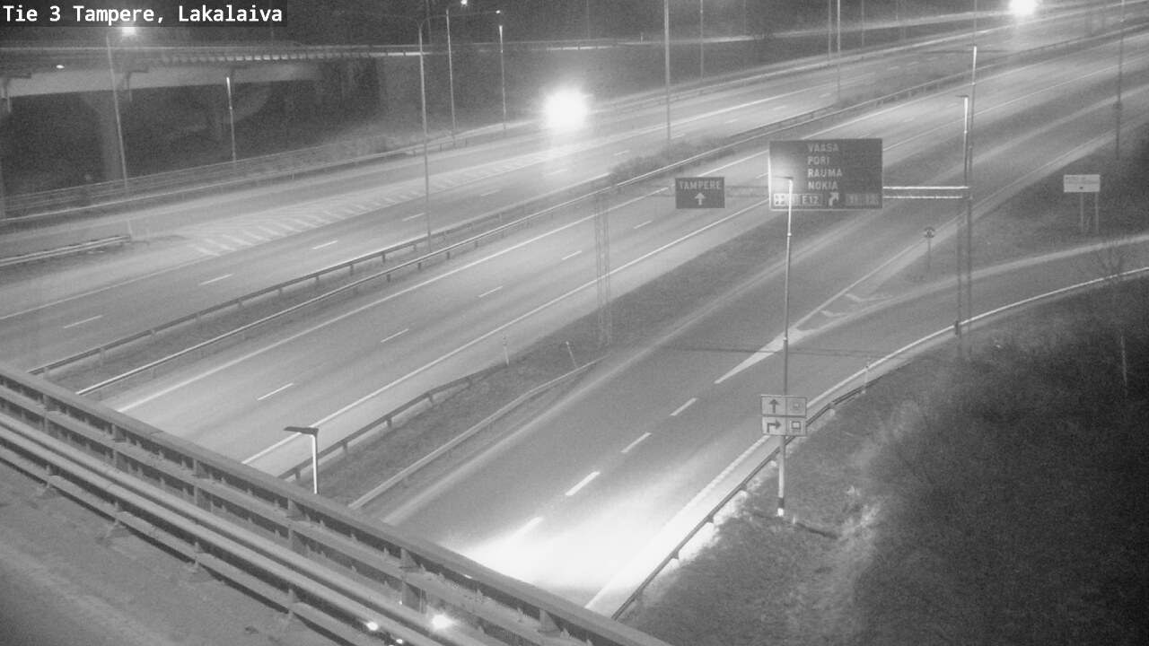 Weather Camera Image Road 3 Tampere, Lakalaiva, Tampere, Pirkanmaa