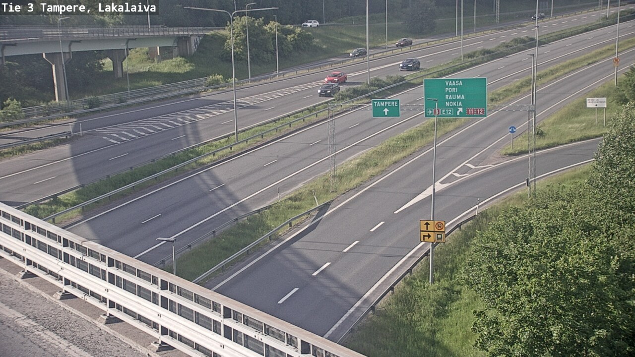 Weather Camera Image Väg 3 Tammerfors, Lakalaiva, Tampere, Pirkanmaa