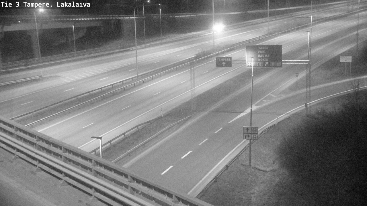 Weather Camera Image Väg 3 Tammerfors, Lakalaiva, Tampere, Pirkanmaa