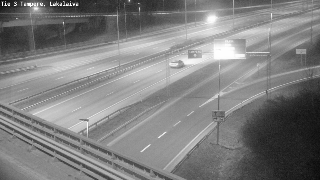 Weather Camera Image Väg 3 Tammerfors, Lakalaiva, Tampere, Pirkanmaa