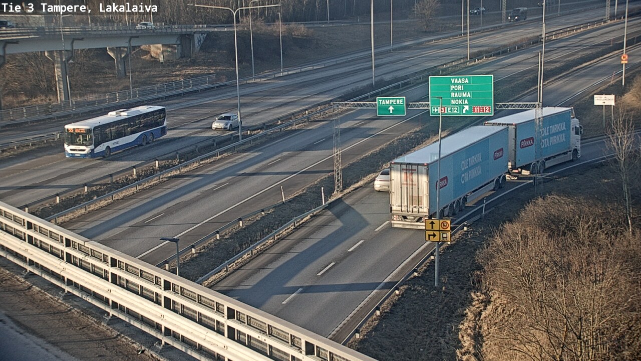 Weather Camera Image Road 3 Tampere, Lakalaiva, Tampere, Pirkanmaa