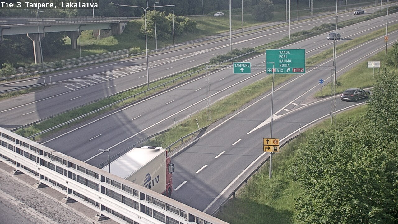 Weather Camera Image Väg 3 Tammerfors, Lakalaiva, Tampere, Pirkanmaa