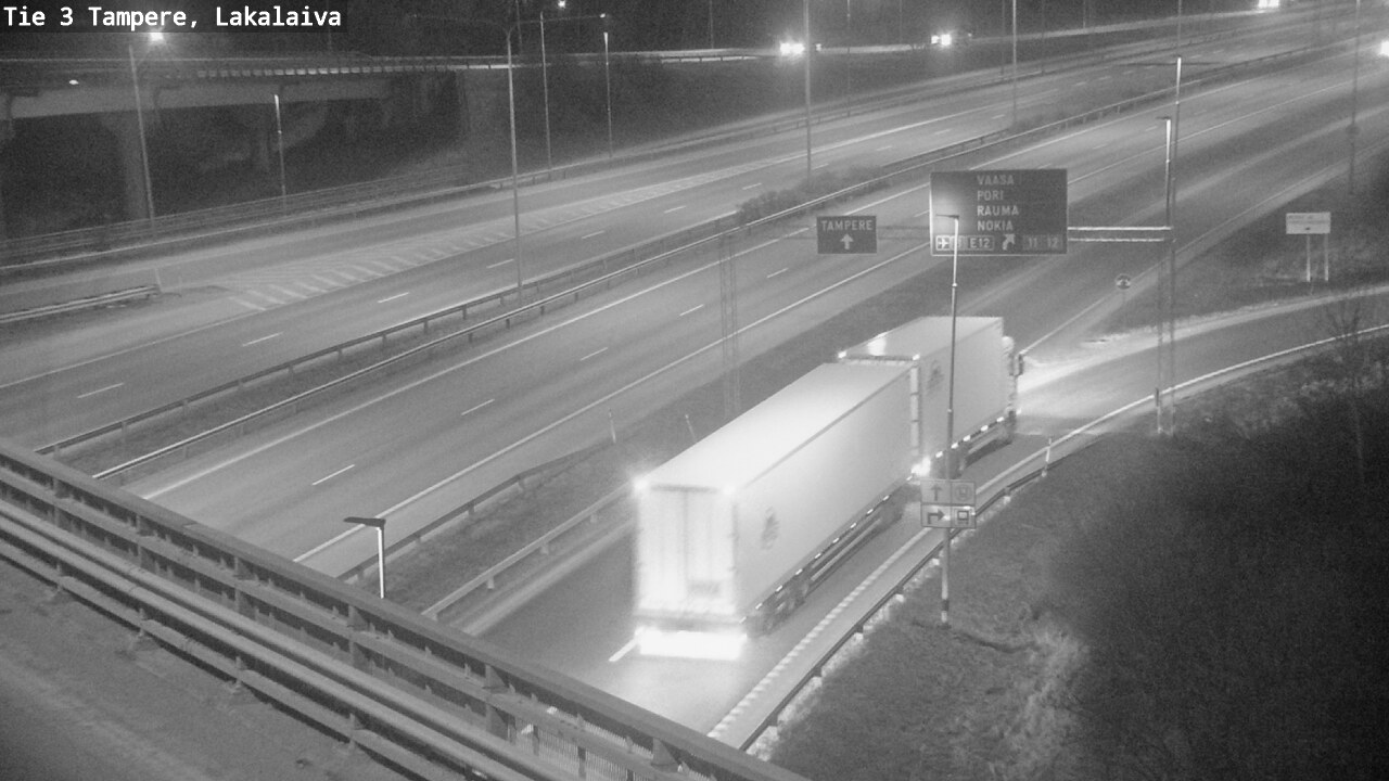 Weather Camera Image Road 3 Tampere, Lakalaiva, Tampere, Pirkanmaa