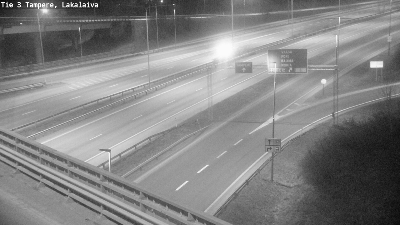Weather Camera Image Väg 3 Tammerfors, Lakalaiva, Tampere, Pirkanmaa