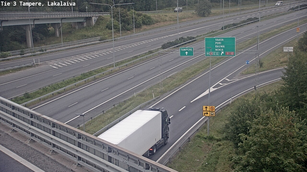 Weather Camera Image Road 3 Tampere, Lakalaiva, Tampere, Pirkanmaa