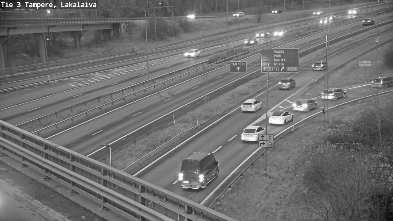 Kelikamerat Kuva Tie 3 Tampere, Lakalaiva, Tampere, Pirkanmaa