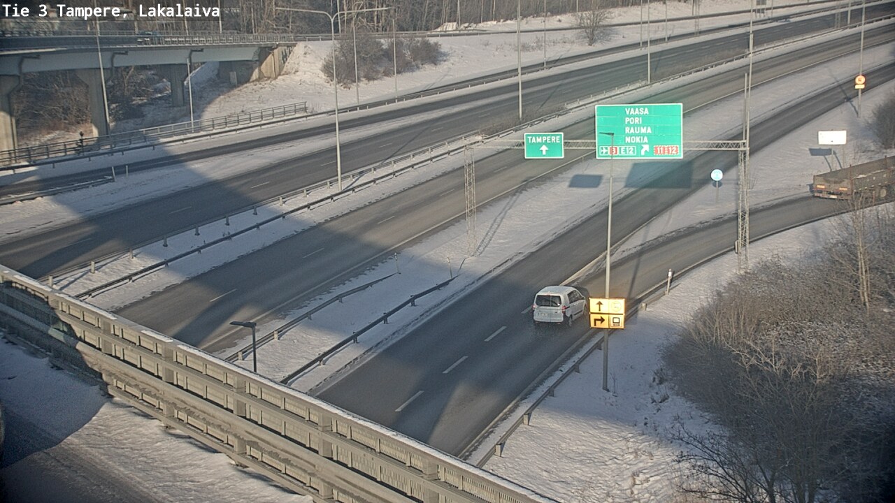 Weather Camera Image Road 3 Tampere, Lakalaiva, Tampere, Pirkanmaa