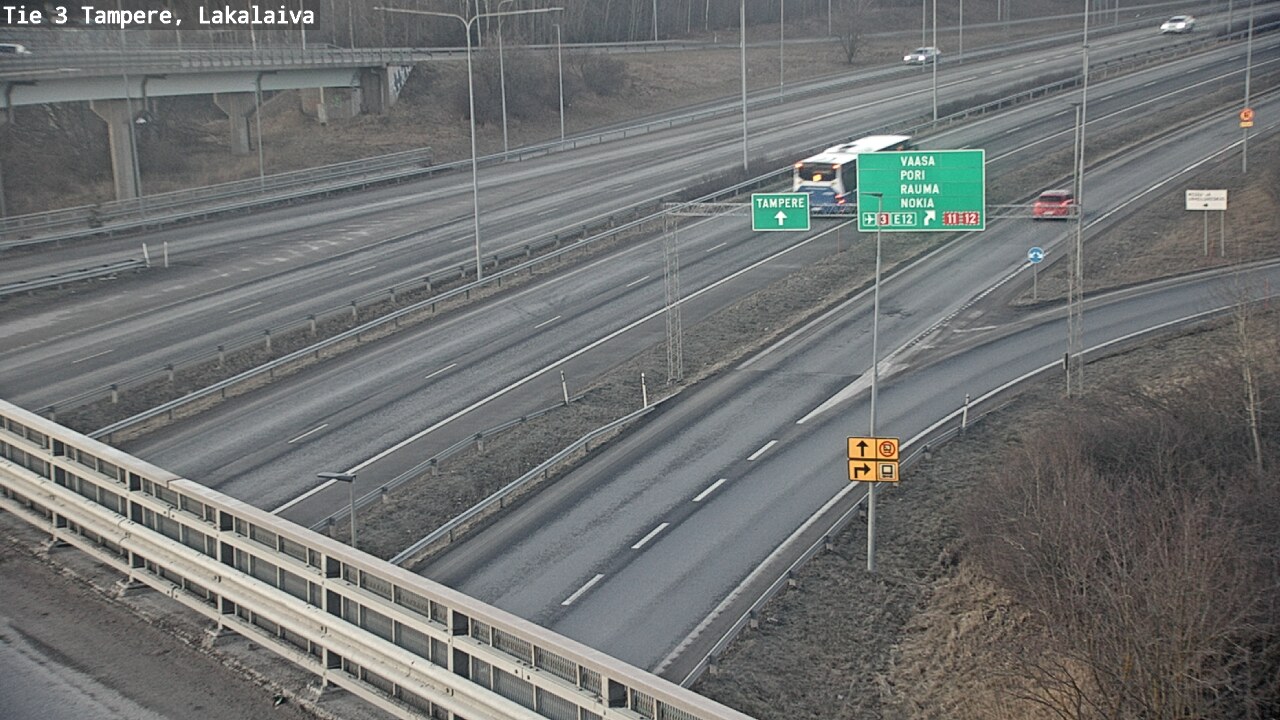 Weather Camera Image Road 3 Tampere, Lakalaiva, Tampere, Pirkanmaa