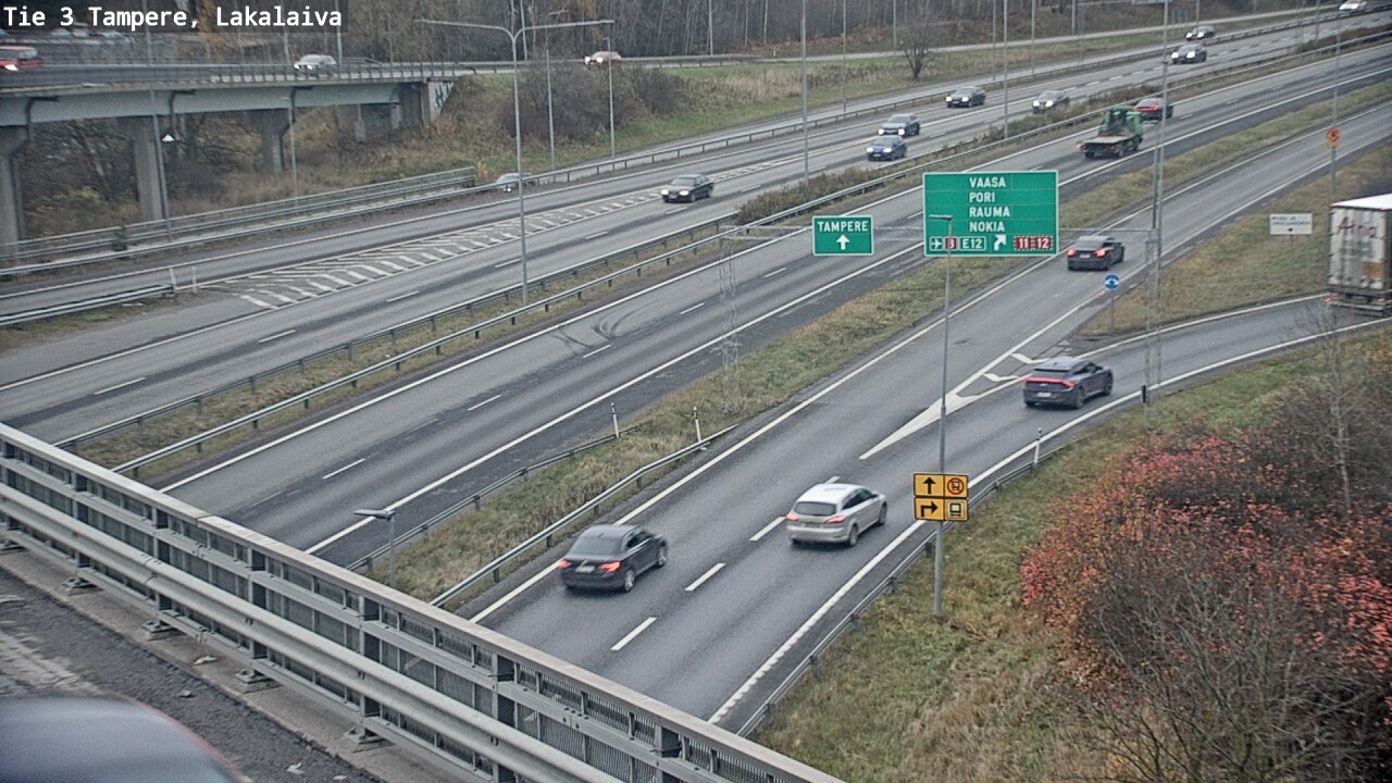 Kelikamerat Kuva Tie 3 Tampere, Lakalaiva, Tampere, Pirkanmaa