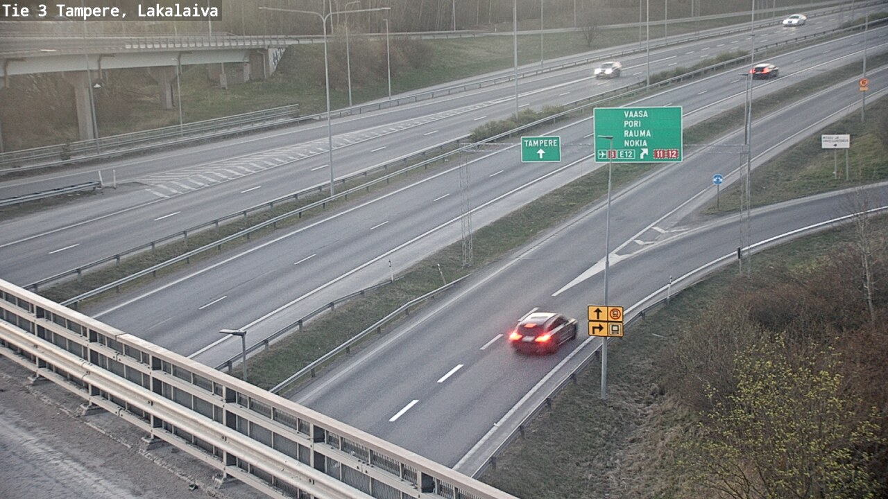 Weather Camera Image Road 3 Tampere, Lakalaiva, Tampere, Pirkanmaa