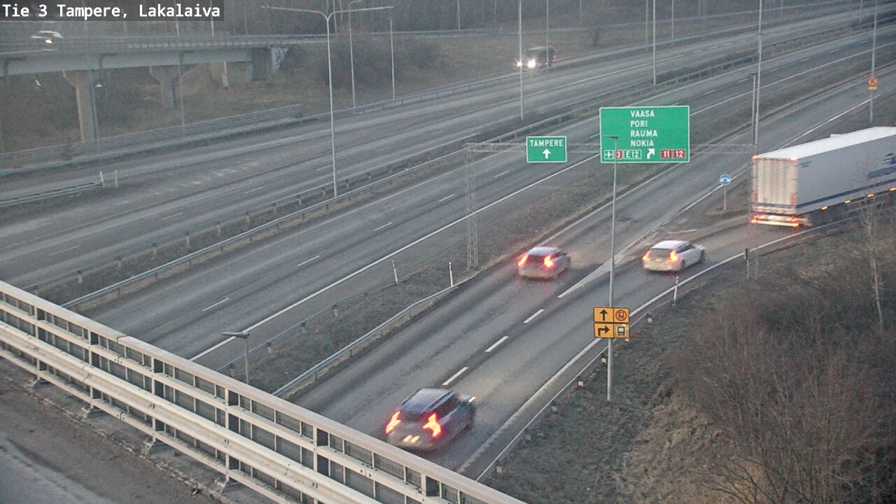 Weather Camera Image Road 3 Tampere, Lakalaiva, Tampere, Pirkanmaa