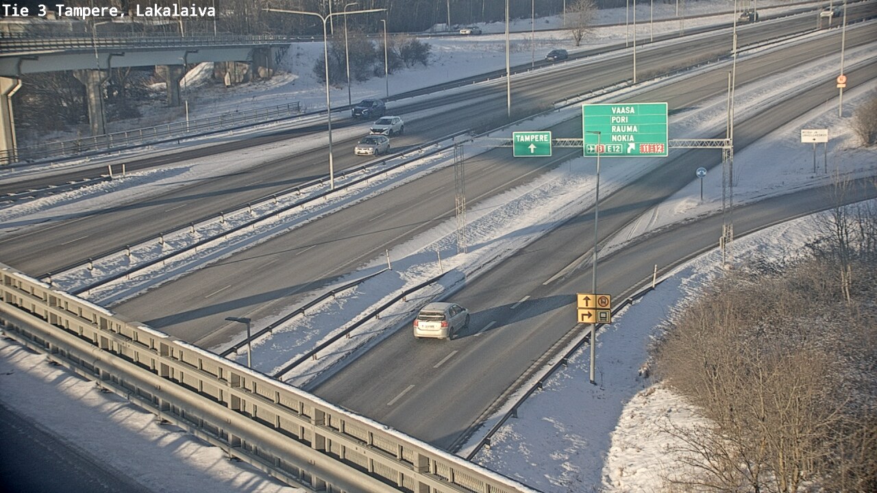 Weather Camera Image Väg 3 Tammerfors, Lakalaiva, Tampere, Pirkanmaa