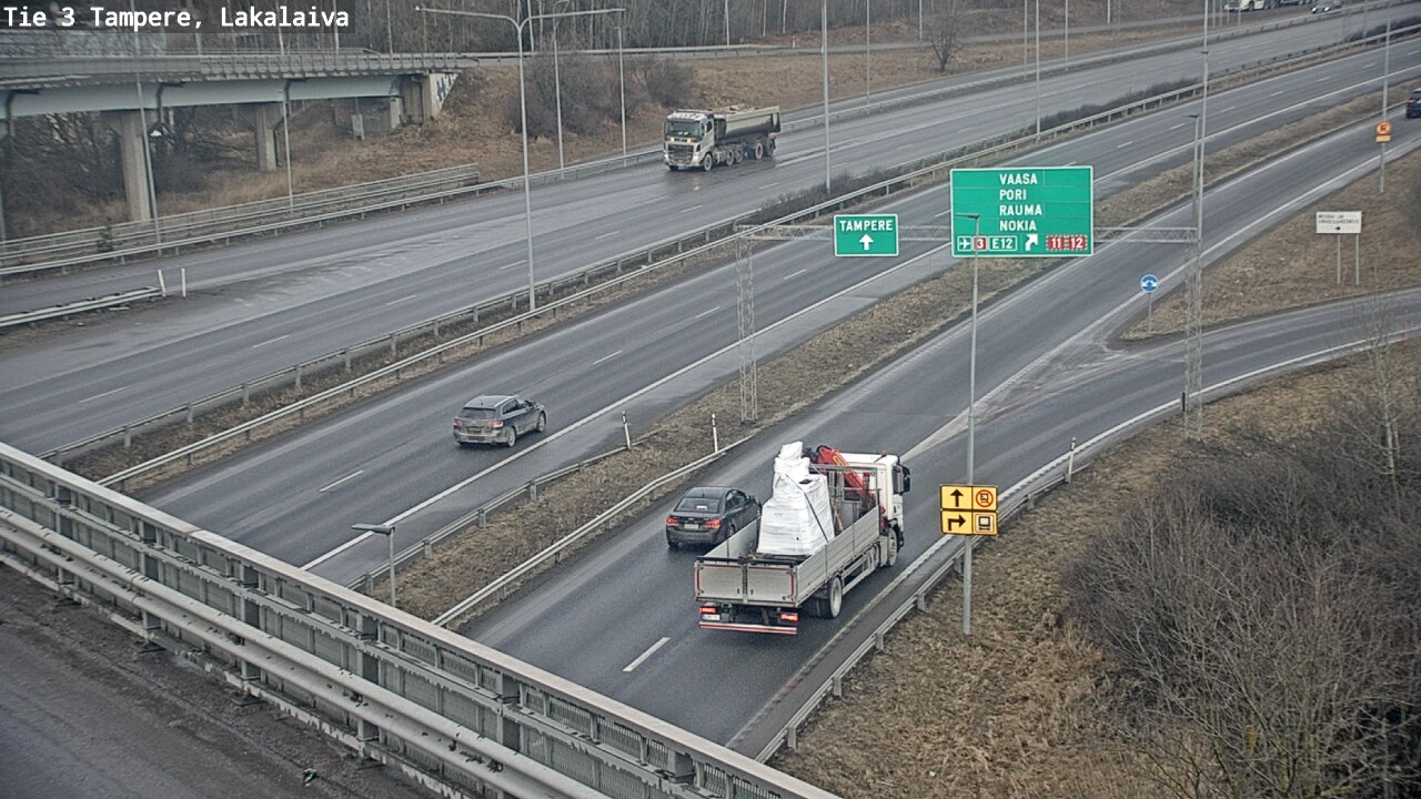 Kelikamerat Kuva Tie 3 Tampere, Lakalaiva, Tampere, Pirkanmaa