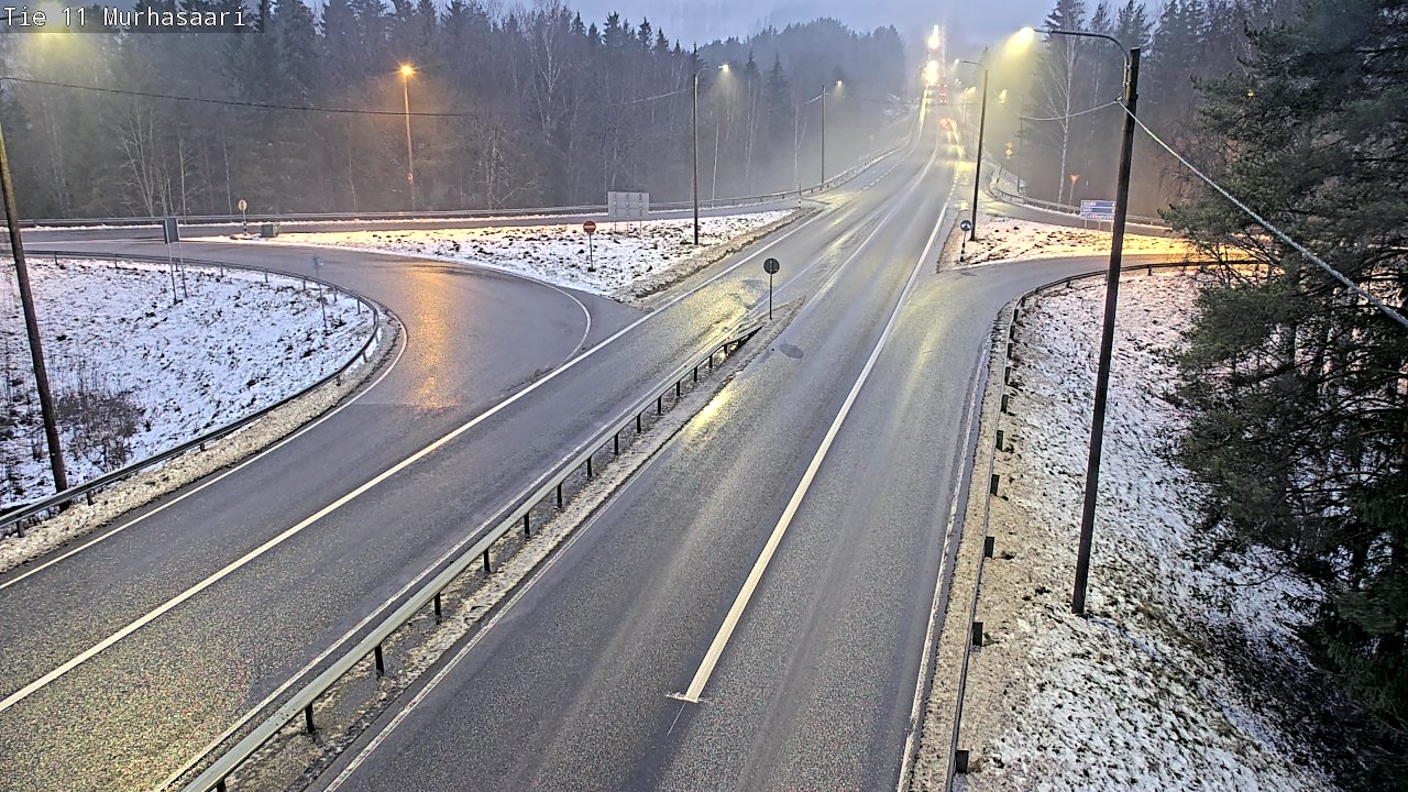 Weather Camera Image Väg 11 Nokia, Murhasaari, Nokia, Pirkanmaa