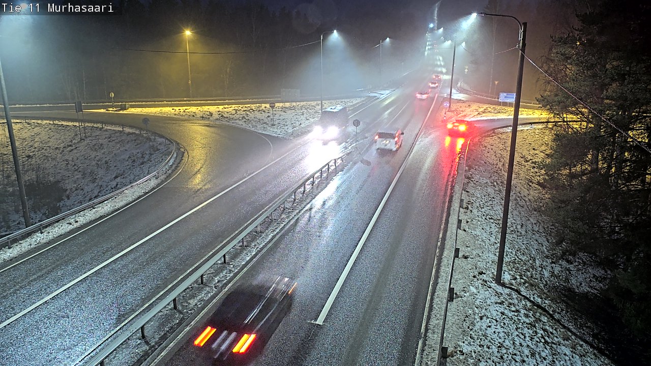 Weather Camera Image Väg 11 Nokia, Murhasaari, Nokia, Pirkanmaa