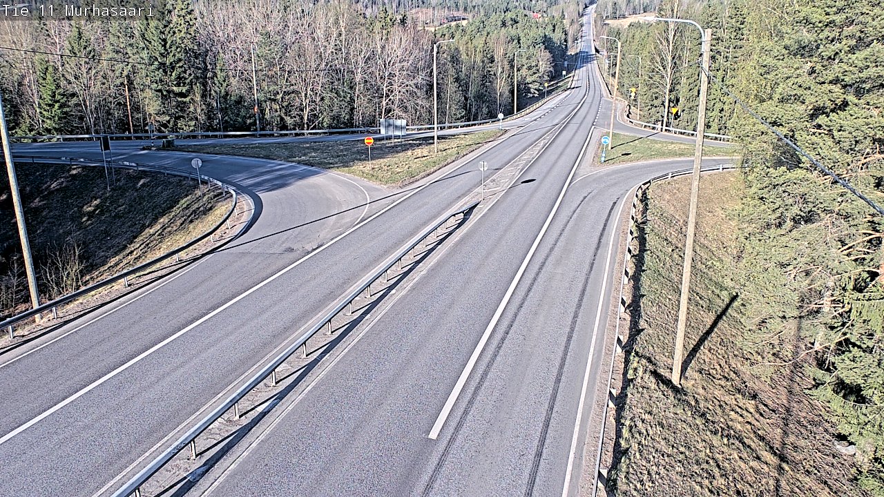 Weather Camera Image Road 11 Nokia, Murhasaari, Nokia, Pirkanmaa