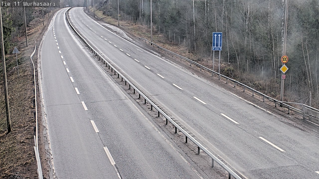 Weather Camera Image Väg 11 Nokia, Murhasaari, Nokia, Pirkanmaa