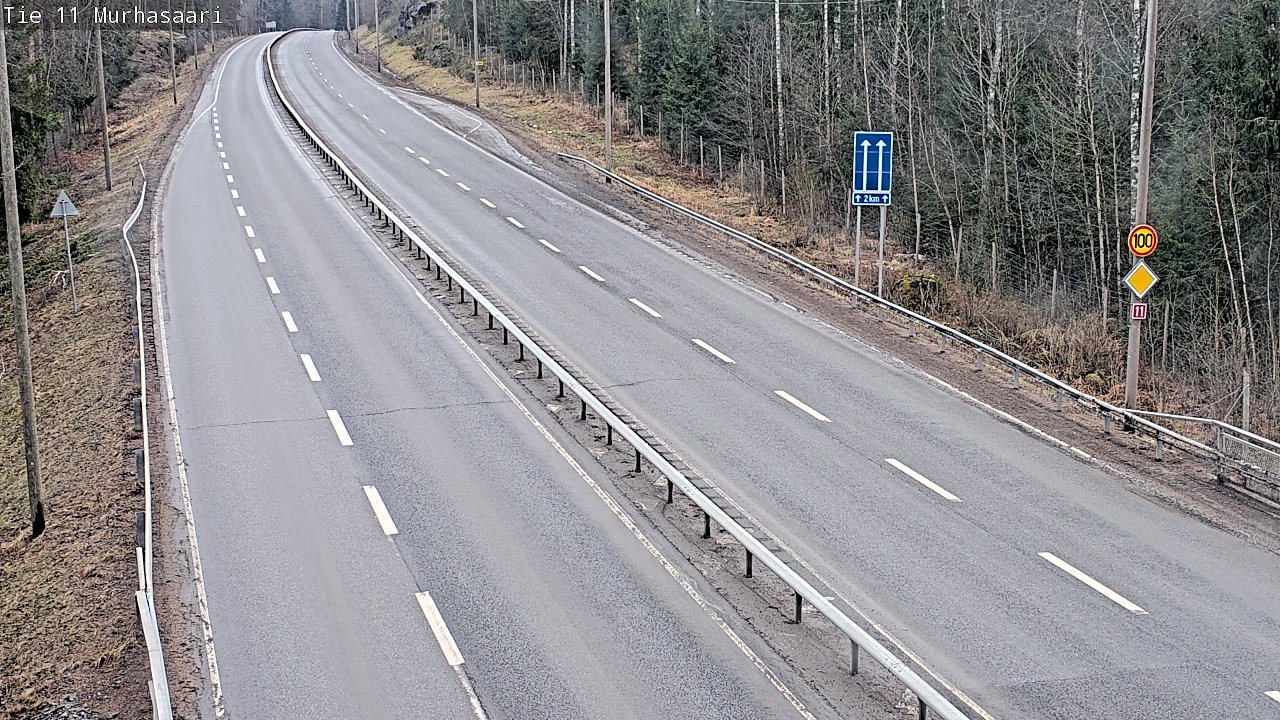 Weather Camera Image Road 11 Nokia, Murhasaari, Nokia, Pirkanmaa