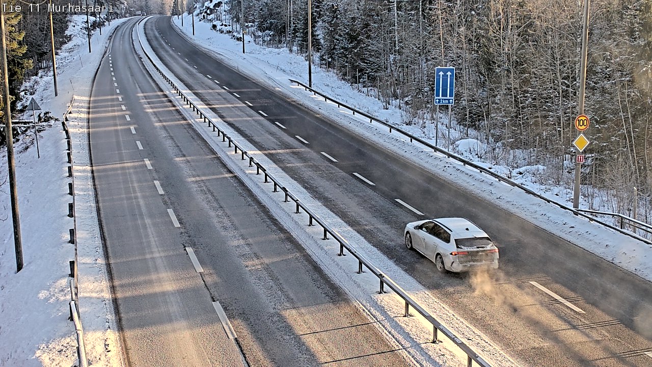 Weather Camera Image Road 11 Nokia, Murhasaari, Nokia, Pirkanmaa