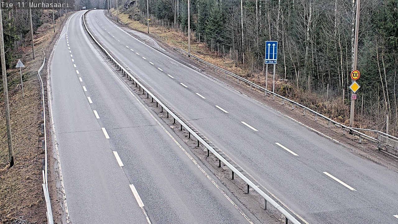 Weather Camera Image Road 11 Nokia, Murhasaari, Nokia, Pirkanmaa