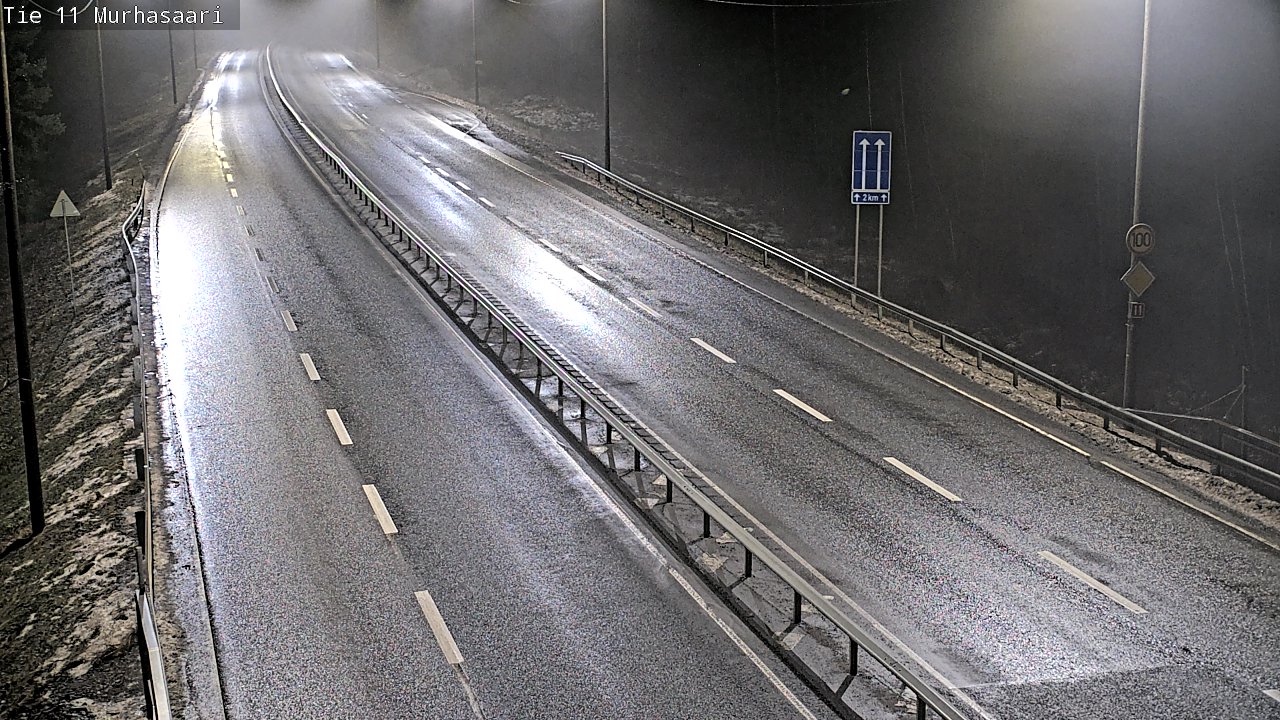 Weather Camera Image Väg 11 Nokia, Murhasaari, Nokia, Pirkanmaa