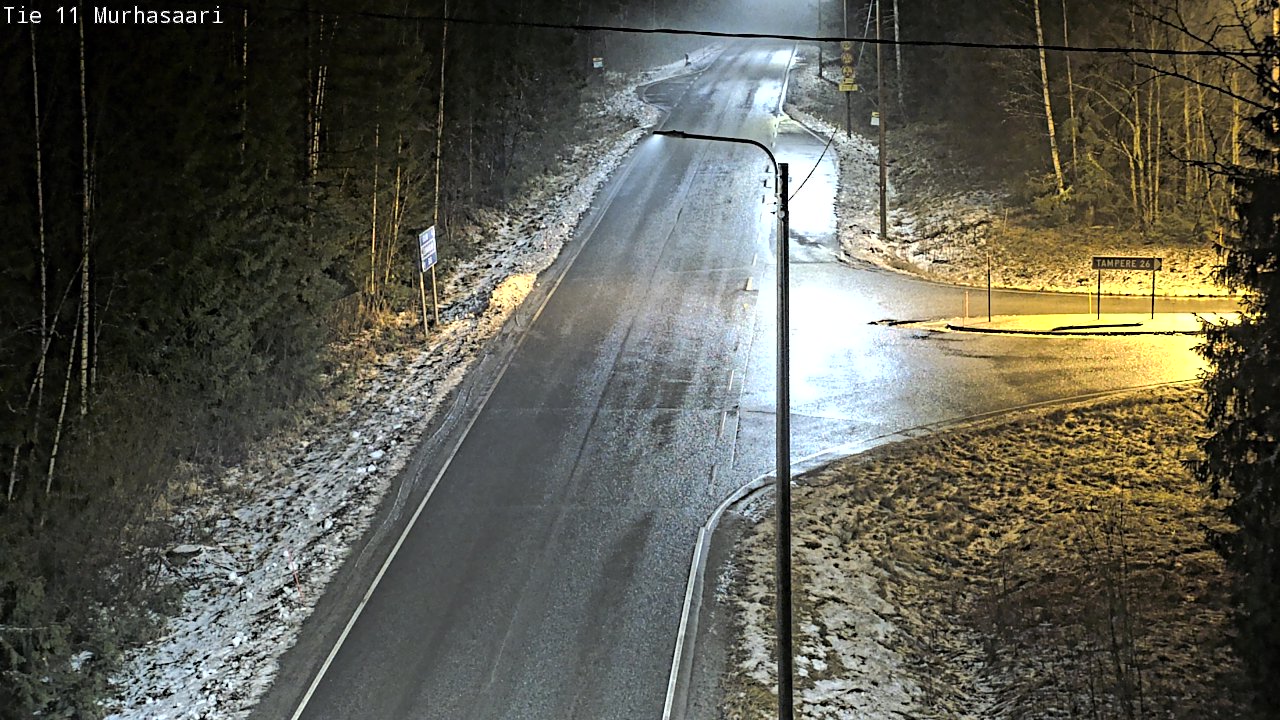 Weather Camera Image Väg 11 Nokia, Murhasaari, Nokia, Pirkanmaa