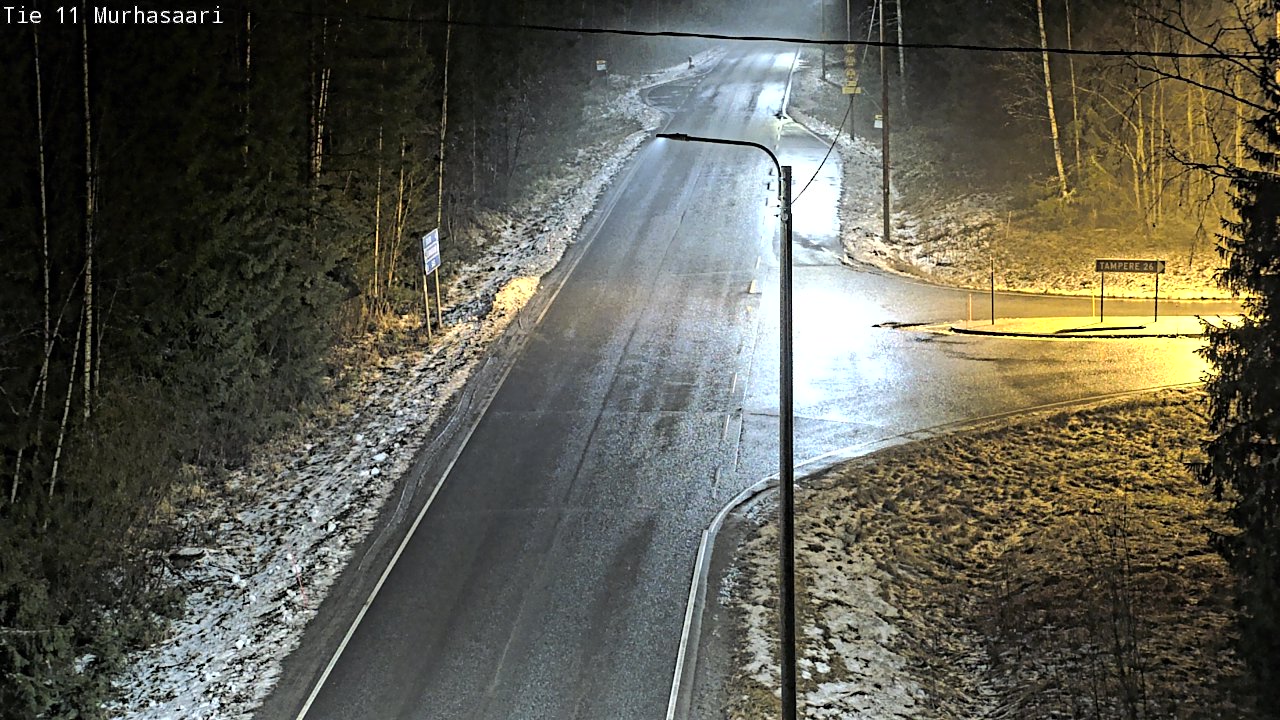 Weather Camera Image Väg 11 Nokia, Murhasaari, Nokia, Pirkanmaa