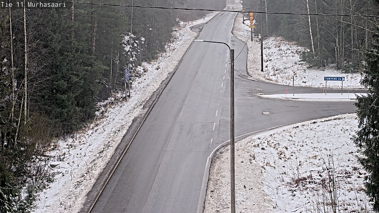 Weather Camera Image Road 11 Nokia, Murhasaari, Nokia, Pirkanmaa