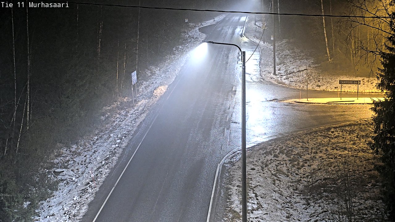 Weather Camera Image Väg 11 Nokia, Murhasaari, Nokia, Pirkanmaa