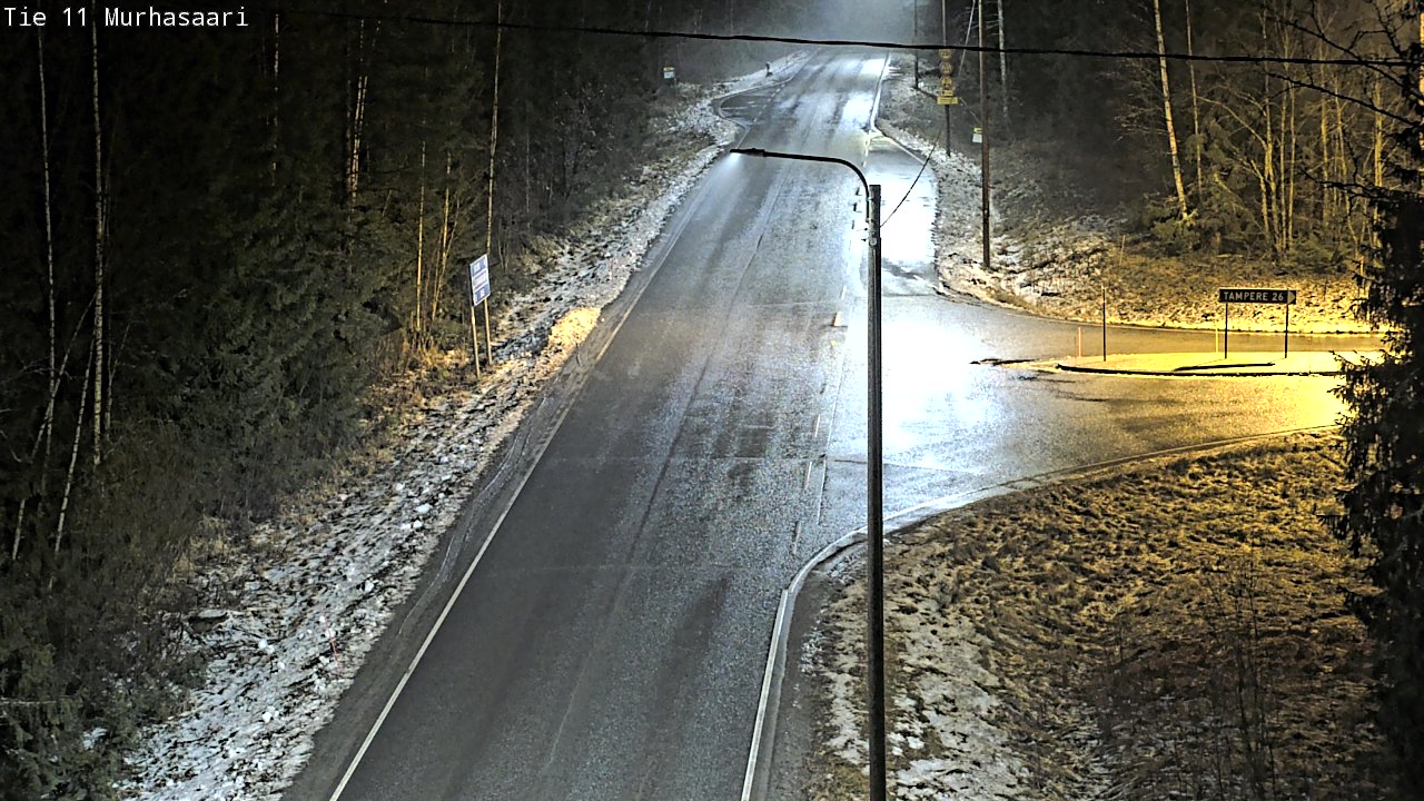 Weather Camera Image Väg 11 Nokia, Murhasaari, Nokia, Pirkanmaa