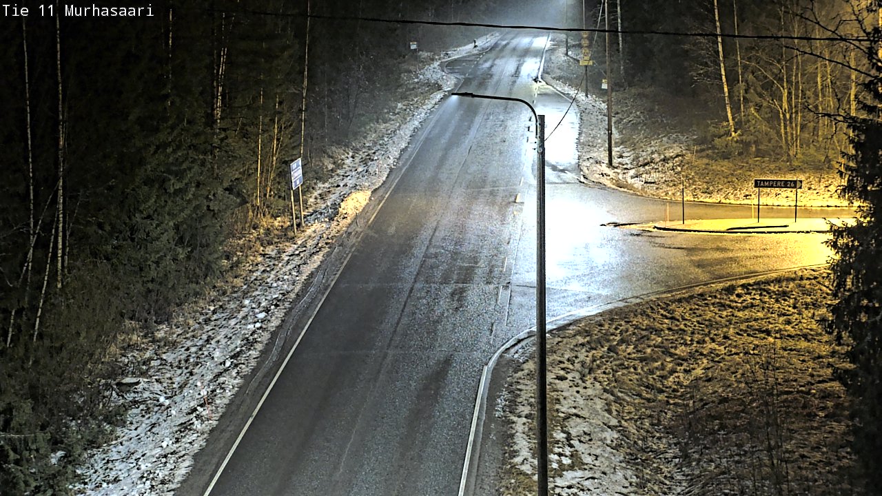 Weather Camera Image Väg 11 Nokia, Murhasaari, Nokia, Pirkanmaa