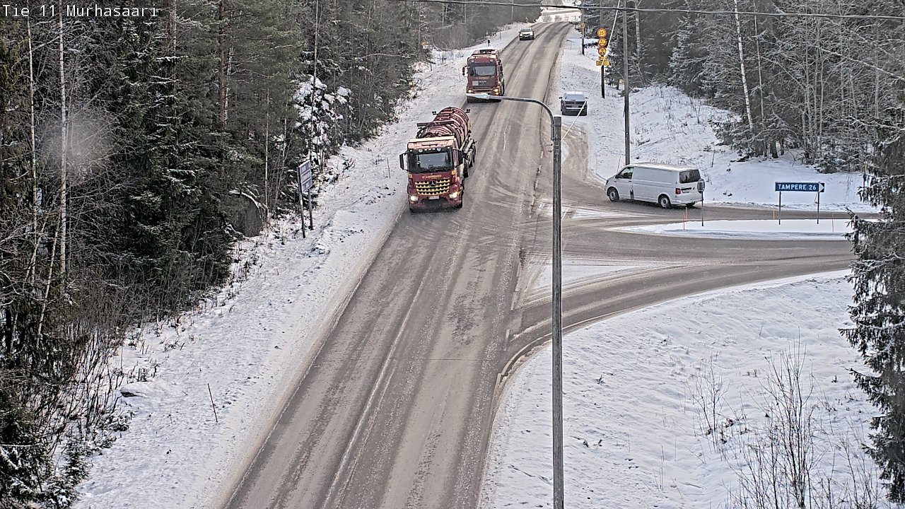 Weather Camera Image Road 11 Nokia, Murhasaari, Nokia, Pirkanmaa