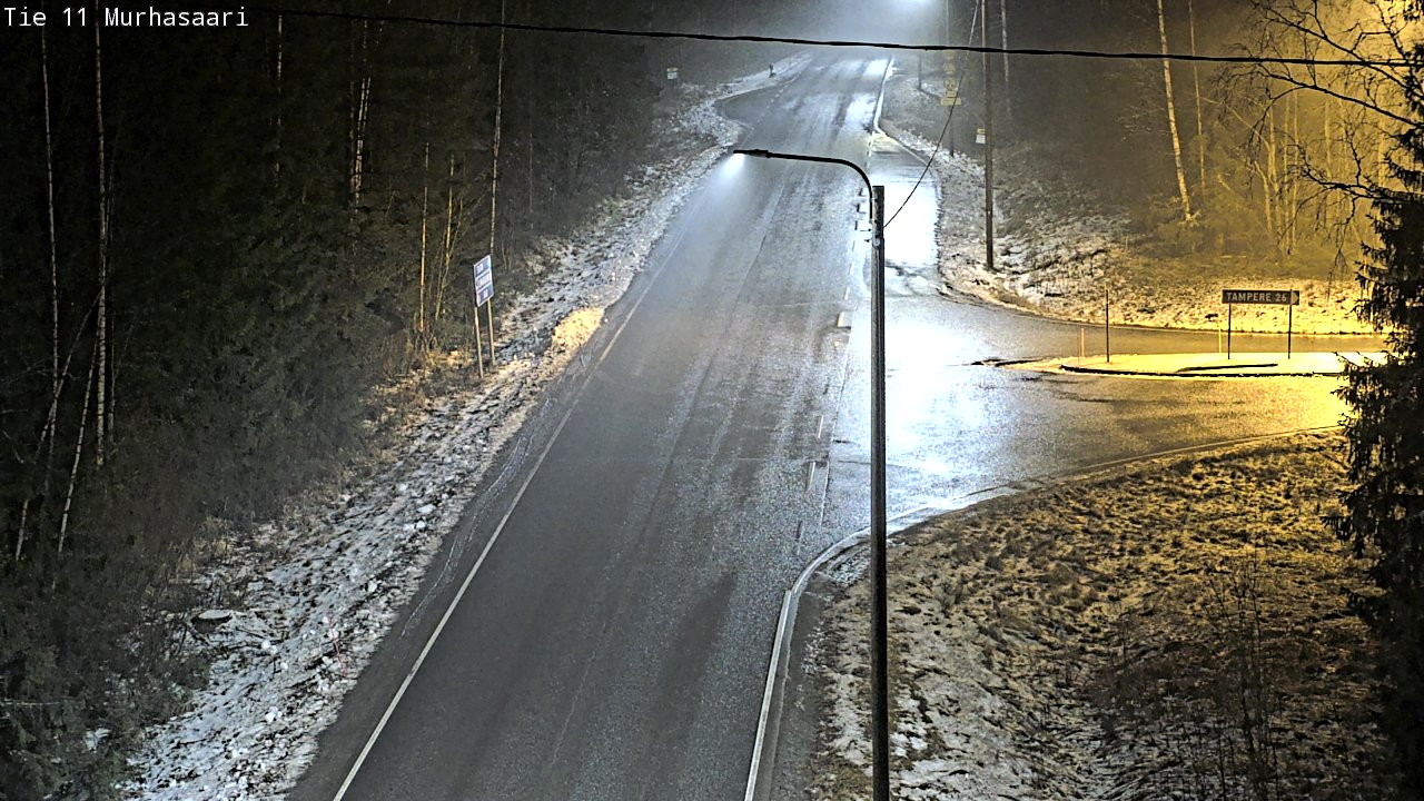 Weather Camera Image Väg 11 Nokia, Murhasaari, Nokia, Pirkanmaa