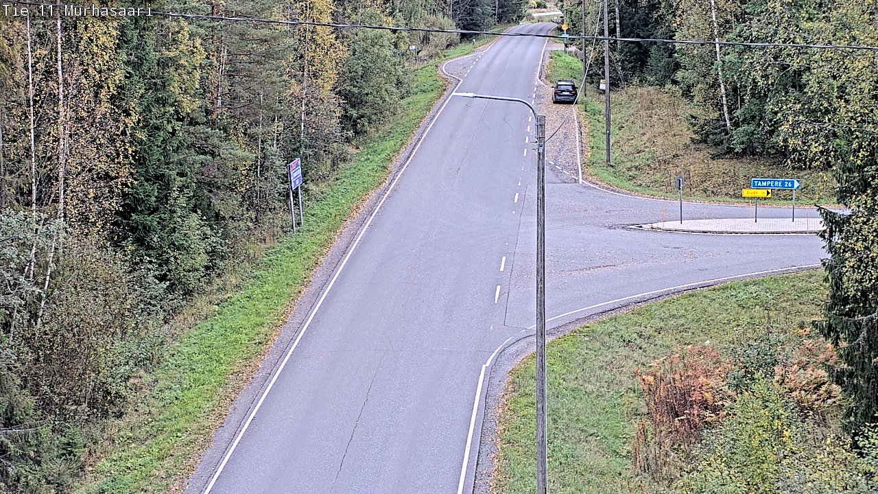 Weather Camera Image Road 11 Nokia, Murhasaari, Nokia, Pirkanmaa