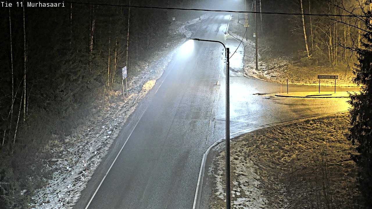 Weather Camera Image Väg 11 Nokia, Murhasaari, Nokia, Pirkanmaa