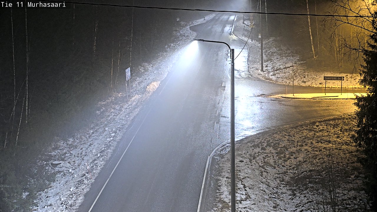 Weather Camera Image Väg 11 Nokia, Murhasaari, Nokia, Pirkanmaa