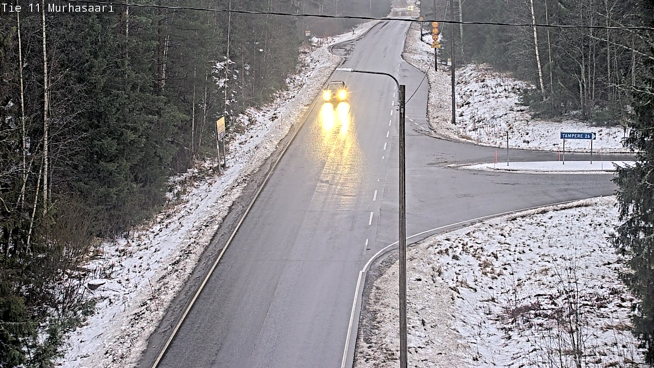 Weather Camera Image Väg 11 Nokia, Murhasaari, Nokia, Pirkanmaa