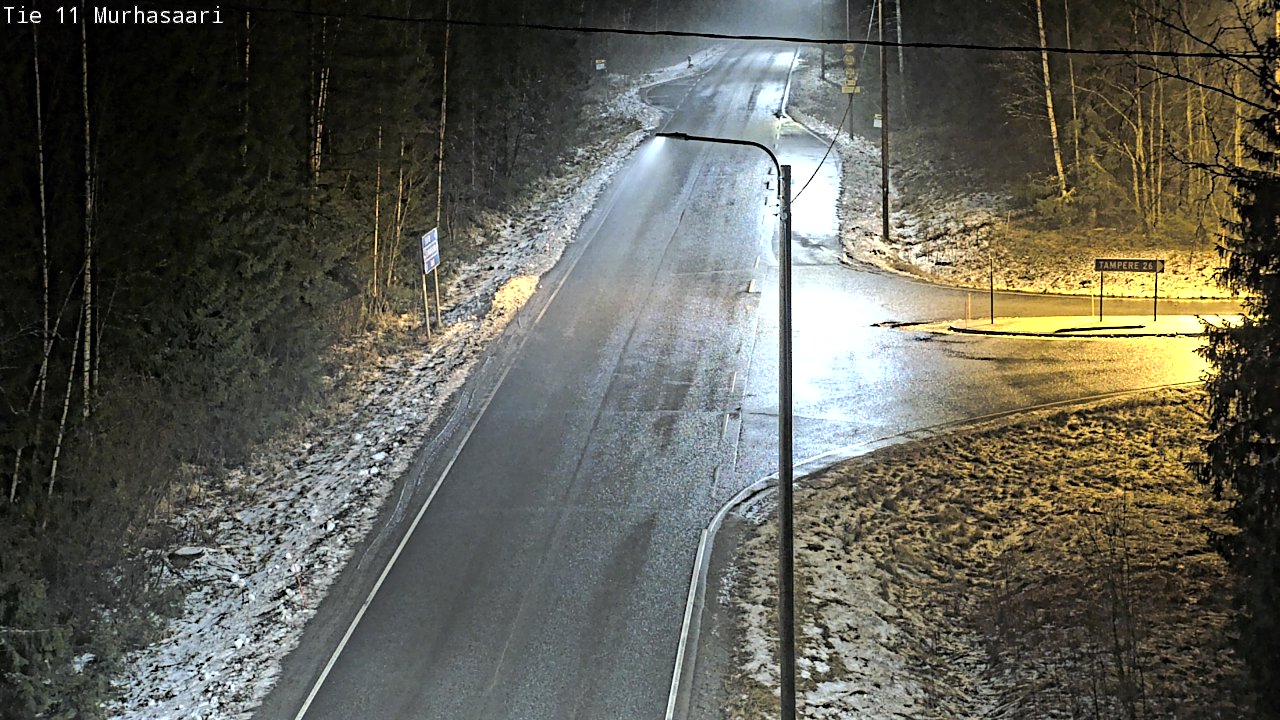 Weather Camera Image Väg 11 Nokia, Murhasaari, Nokia, Pirkanmaa