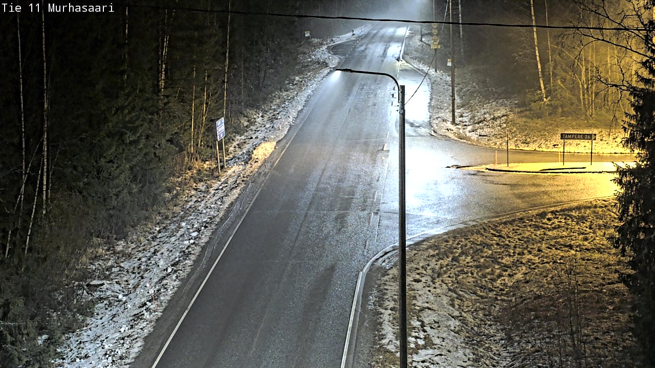 Weather Camera Image Väg 11 Nokia, Murhasaari, Nokia, Pirkanmaa